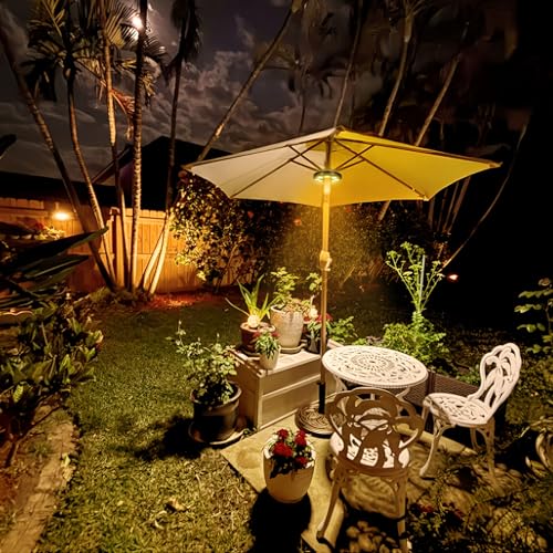 Dual Power Patio Umbrella Light