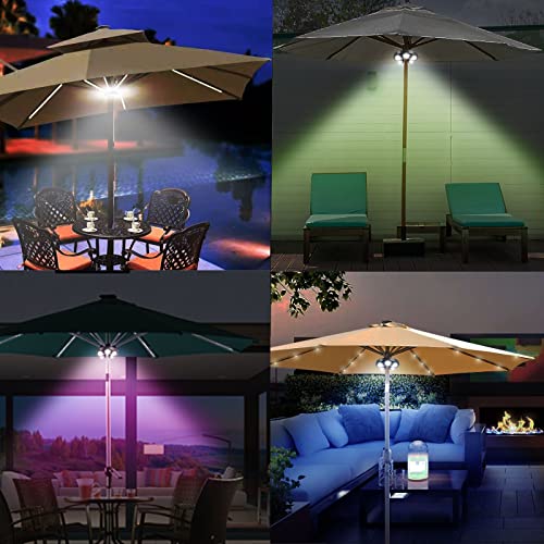 12 Colors Patio Umbrella Light with Remote Control