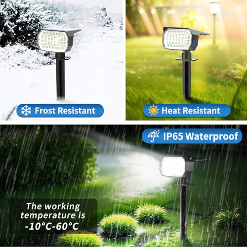 Solar Spot Lights Outdoor 6 Pack (6 Count)