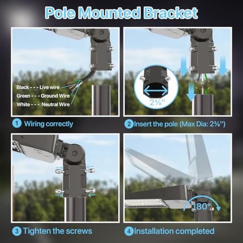 LED Parking Lot Lights Outdoor