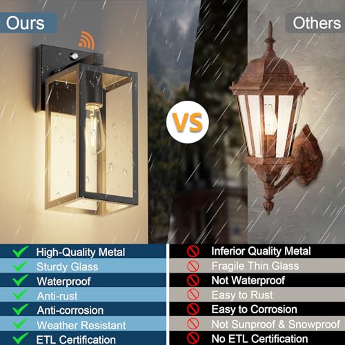 Dusk to Dawn Porch Outdoor Light (2 Count)