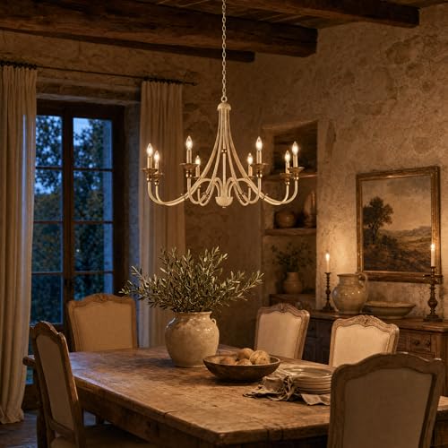 37.4" Large French Country Chandelier