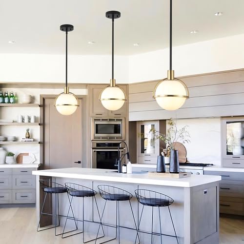 Modern Mid Century Globe Pendant Light