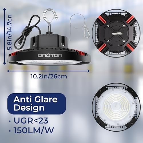 160W UFO LED High Bay Light (2 Count)