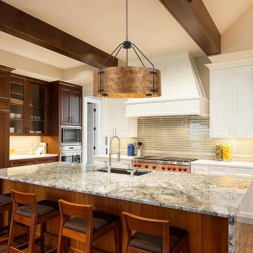 Farmhouse Drum Chandelier