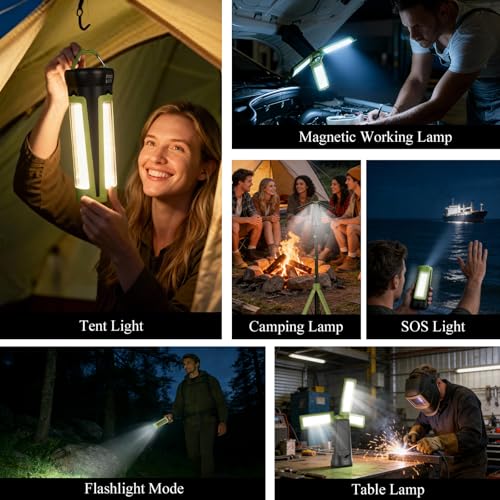 Rechargeable 9000mAh Telescopic Camping Light