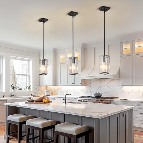 Modern Crystal Pendant Lights Kitchen Island