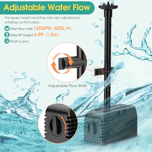 12W Solar Fountain Pump