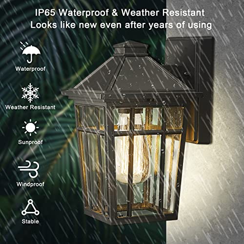 Outdoor Sconce Lights Wall Light Fixtures (2 Count)