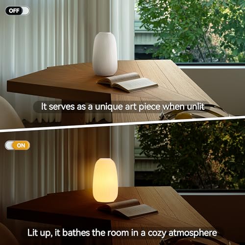 9.5" Decorative Ceramic Table Lamp Living Room