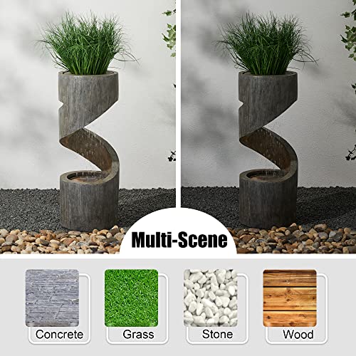 Outdoor Water Fountain with LED Light