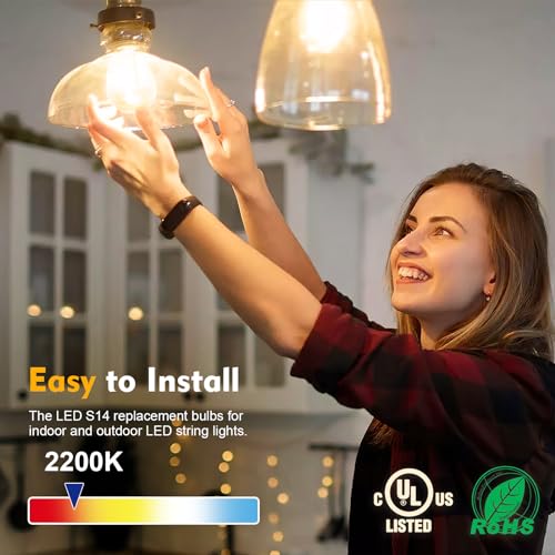 24 Pack LED S14 Replacement Light Bulbs