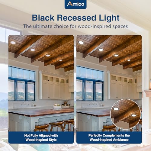 24 Pack 4 Inch LED Recessed Light with Junction Box (24 Count)