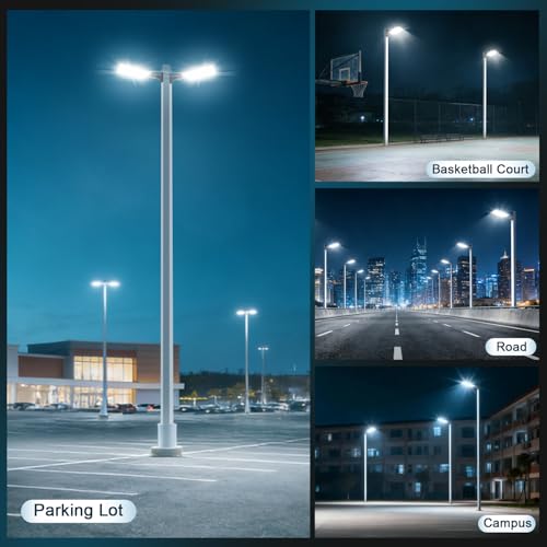 350W LED Parking Lot Light Dusk to Dawn Photocell 52500LM 5000K
