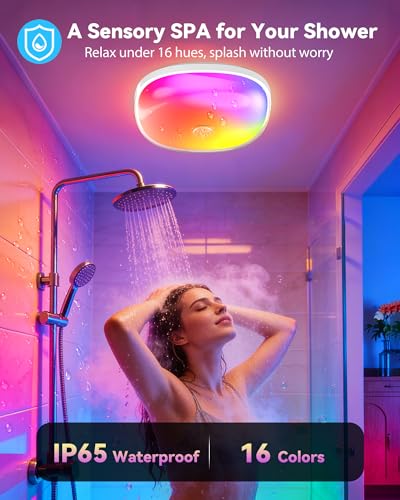 IP65 Waterproof Rechargeable Shower Light