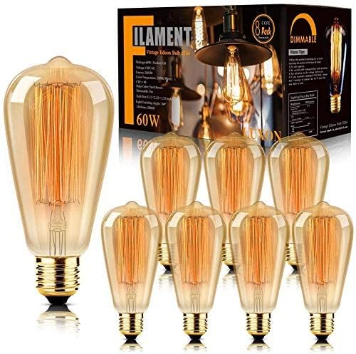 8 Pack Edison Bulbs (8 Count)