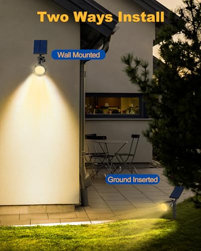 Solar Spot Lights Outdoor (8 Count)