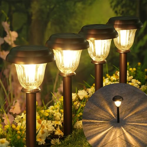 8 Pack Solar Lights Outdoor (8 Count)