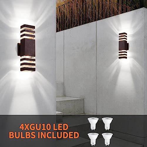 2 Pack Outdoor Wall Light Fixtures (2 Count)