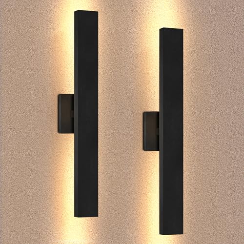 Aluminum Modern LED Wall sconces 2 Pack
