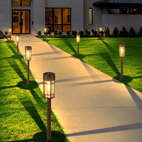 8 Pack Solar Outdoor Lights (8 Count)