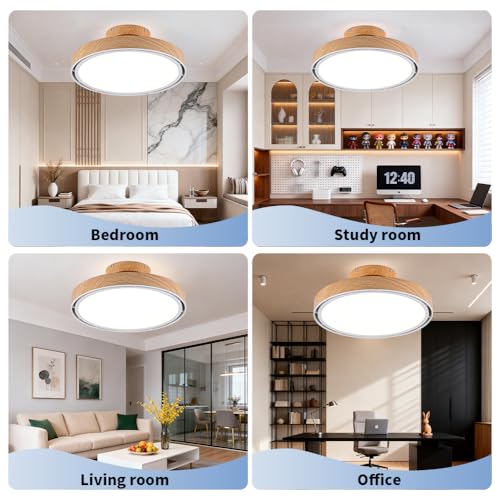 Bladeless Ceiling Fans with Lights and Remote