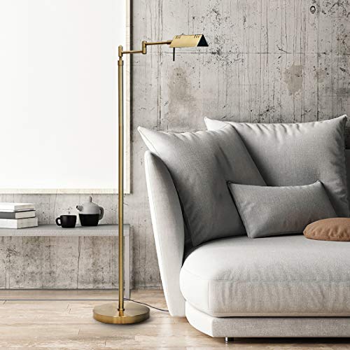 Brook Adjustable Dimmable LED Pharmacy Floor Lamp