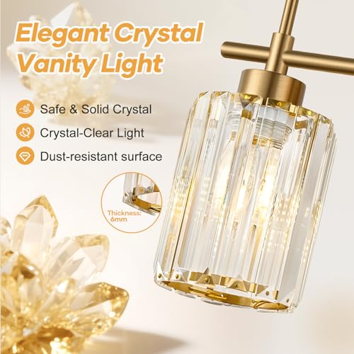 Modern Crystal Bathroom Vanity Light