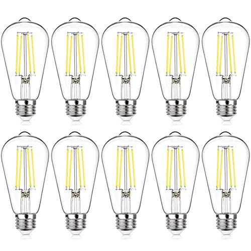 Vintage LED Edison Bulb Dimmable 60W Equivalent E26 Led Bulbs (10 Count)