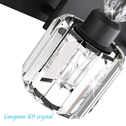 Modern Black Vanity Light