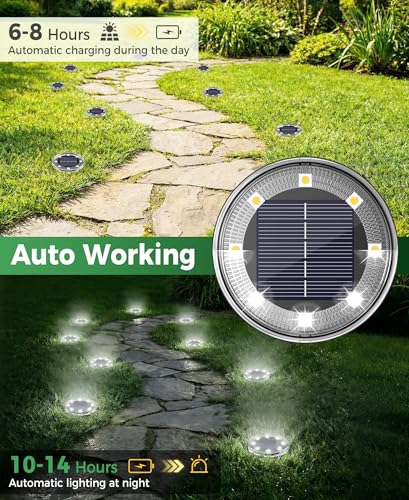 10 Pack Solar Ground Lights (10 Count)