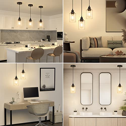 3 Pack Hanging Pendant Lighting Fixtures (3 Count)