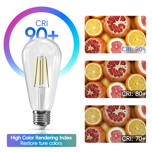 Edison Bulbs E26 LED Bulb 60 Watt Equivalent