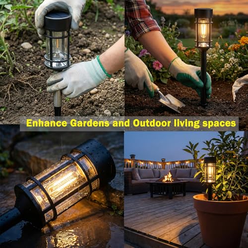 Solar Lights Outdoor Waterproof (8 Count)