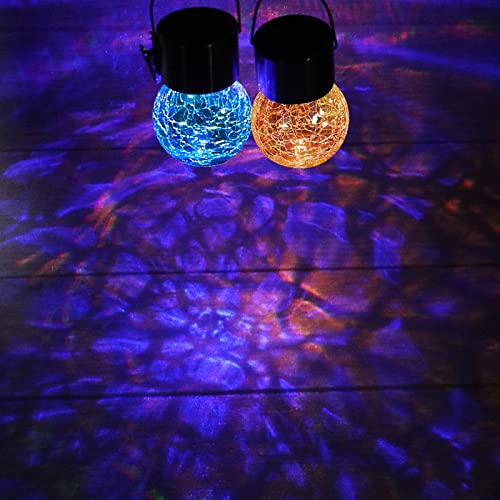 12 Pack Hanging Solar Lights Outdoor Decorative (12 Count)