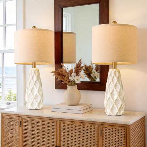 Samll Table Lamps Set of 2 for Living Room (2 Count)