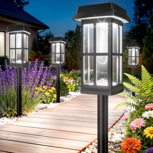 12 Pack Solar Pathway Lights Outdoor (12 Count)