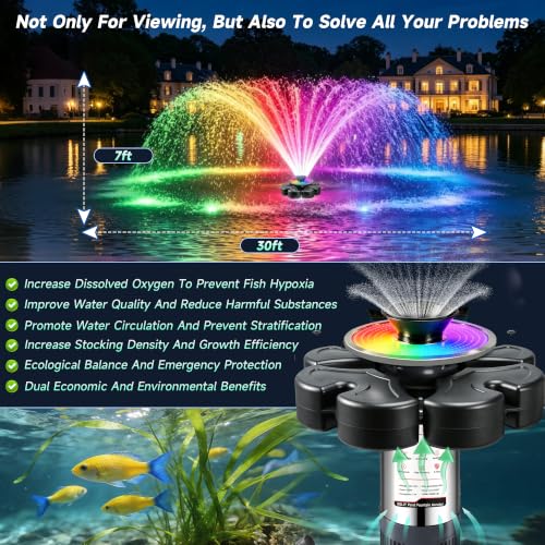 Pond Fountain Aerator