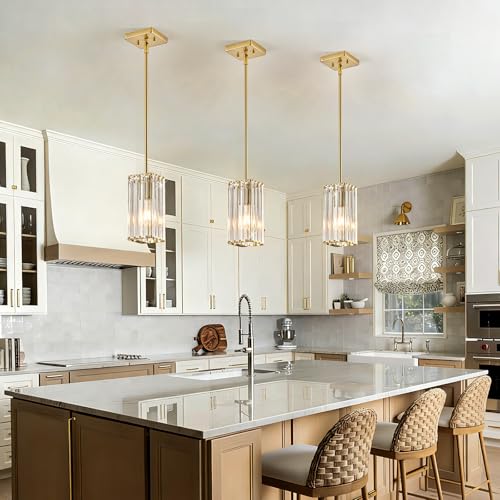 Modern Crystal Pendant Lights Kitchen Island