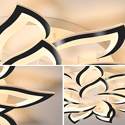 39.3" Modern LED Low Profile Flush Mount Ceiling Light