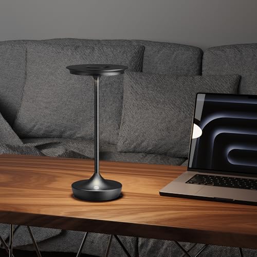 LED Rechargeable Cordless Outdoor 6000mAh Battery Table Lamp 2 (2 Count)