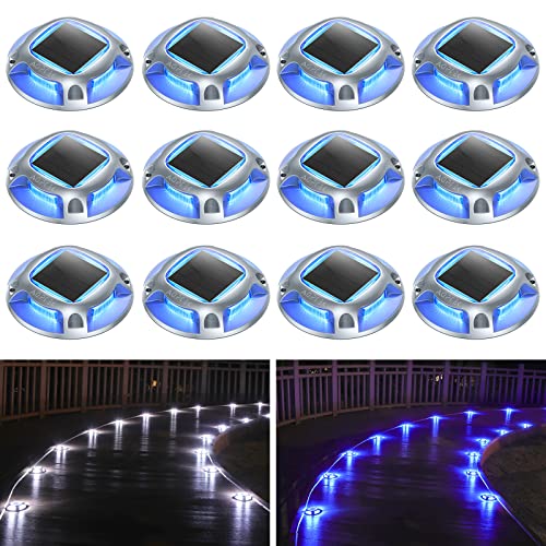 Solar Driveway Lights Outdoor 12 Pack (12 Count)