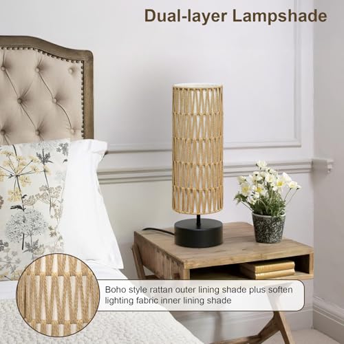 Rattan Table Lamp