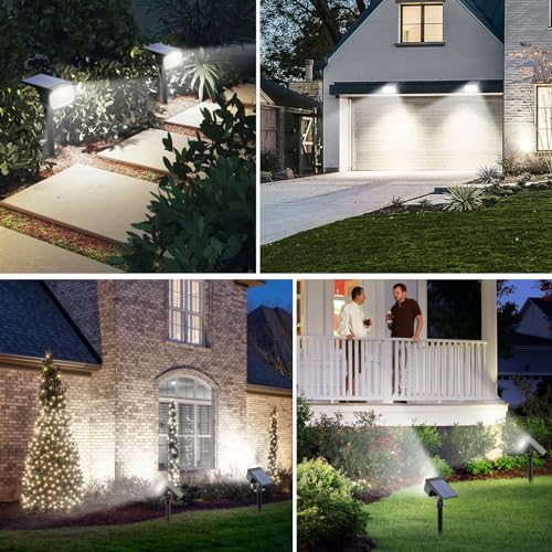 Solar Spot Lights Outdoor 2 Pack (2 Count)