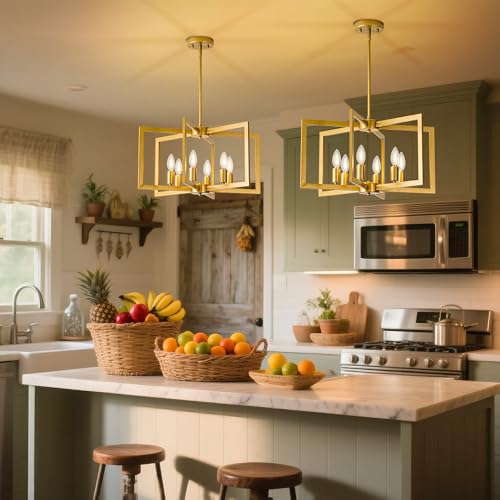 Modern Gold Chandeliers for Dining Room