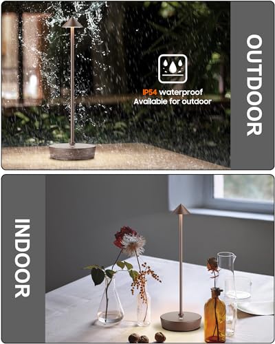 Cordless Table Lamp Rechargeable 6000mAh Battery Outdoor LED Light