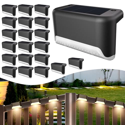 Solar Deck Lights Outdoor (20 Count)