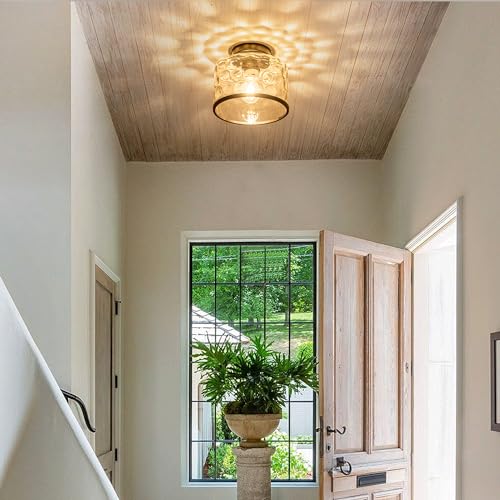 Glass Ceiling Light