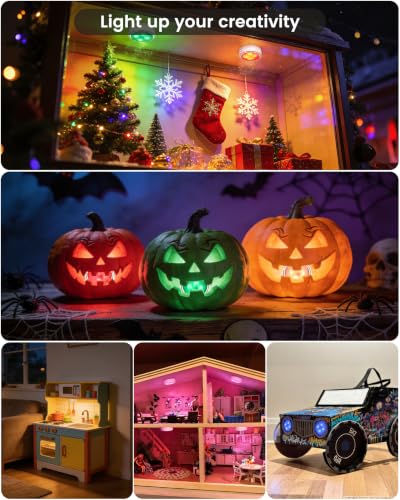 Puck Lights with Remote (6 Count)