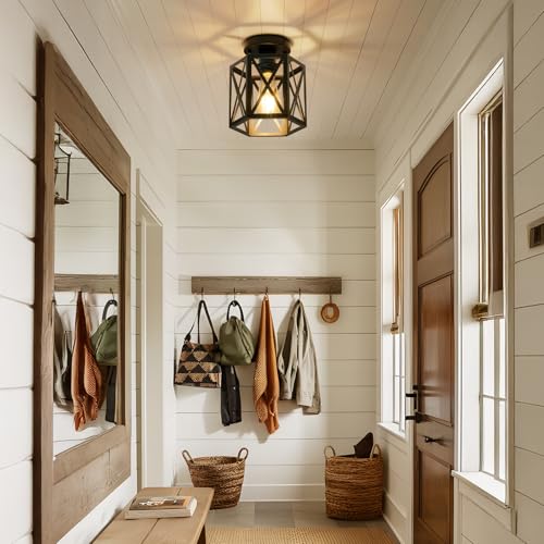 Semi Flush Mount Ceiling Light for Hallway Light Fixture